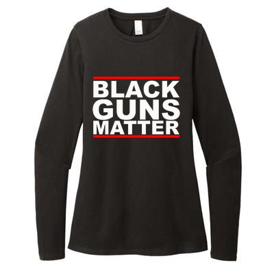 Black Guns Matter Gift For Gun Owner Womens CVC Long Sleeve Shirt