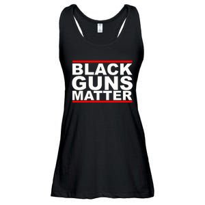 Black Guns Matter Gift For Gun Owner Ladies Essential Flowy Tank