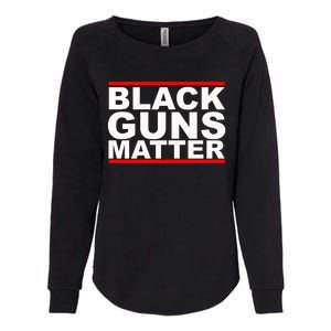 Black Guns Matter Gift For Gun Owner Womens California Wash Sweatshirt