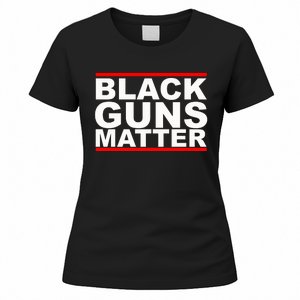 Black Guns Matter Gift For Gun Owner Women's T-Shirt