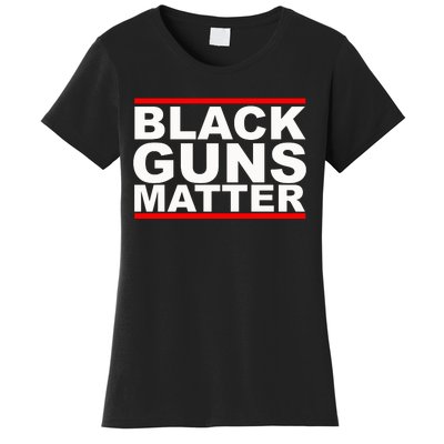 Black Guns Matter Gift For Gun Owner Women's T-Shirt