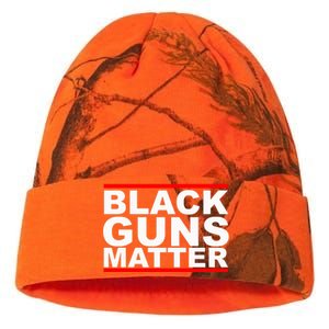 Black Guns Matter Gift For Gun Owner Kati Licensed 12" Camo Beanie