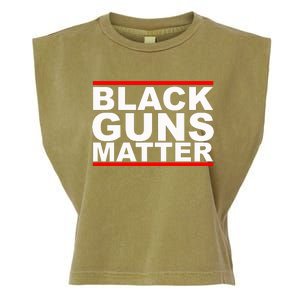 Black Guns Matter Gift For Gun Owner Garment-Dyed Women's Muscle Tee