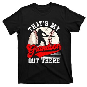 Baseball Grandma Mother's Day That's My Grandson Out There T-Shirt