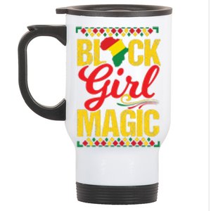 Black Girl Magic African American Melanin Gifts Stainless Steel Travel Mug