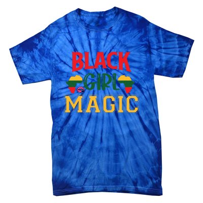 Black Girl Magic For Black History Month Gift Tie-Dye T-Shirt