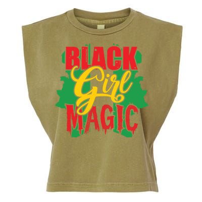 Black Girl Magic African American Melanin Gifts Garment-Dyed Women's Muscle Tee