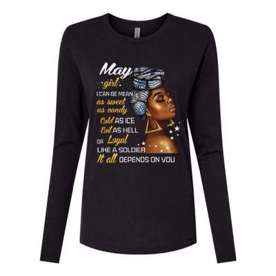 Birthday Gift May Taurus Gemini Wo Womens Cotton Relaxed Long Sleeve T-Shirt