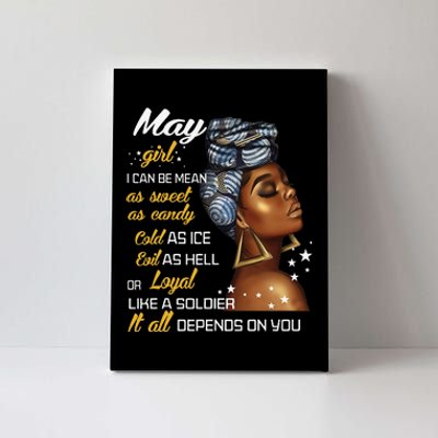 Birthday Gift May Taurus Gemini Wo Canvas