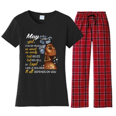 Birthday Gift May Taurus Gemini Wo Women's Flannel Pajama Set