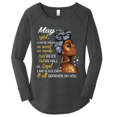 Birthday Gift May Taurus Gemini Wo Women's Perfect Tri Tunic Long Sleeve Shirt