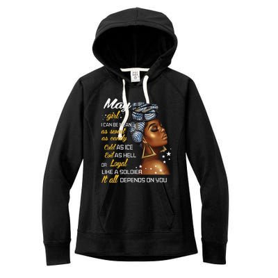 Birthday Gift May Taurus Gemini Wo Women's Fleece Hoodie