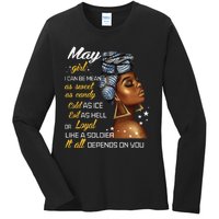 Birthday Gift May Taurus Gemini Wo Ladies Long Sleeve Shirt