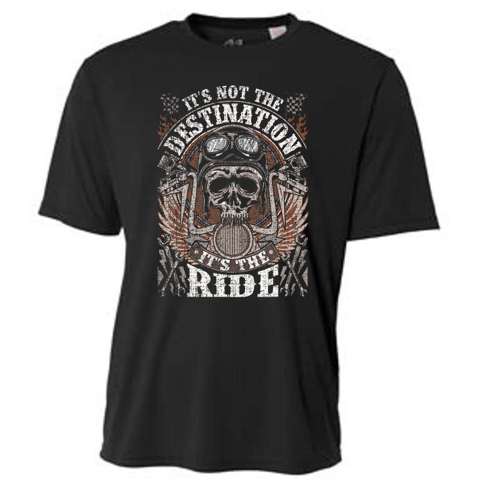 Biker Gear Motorcycle Gifts Not Target ItS The Ride Cooling Performance Crew T-Shirt