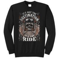 Biker Gear Motorcycle Gifts Not Target ItS The Ride Sweatshirt