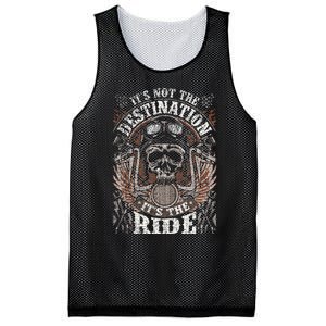 Biker Gear Motorcycle Gifts Not Target ItS The Ride Mesh Reversible Basketball Jersey Tank