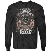 Biker Gear Motorcycle Gifts Not Target ItS The Ride Tie-Dye Long Sleeve Shirt