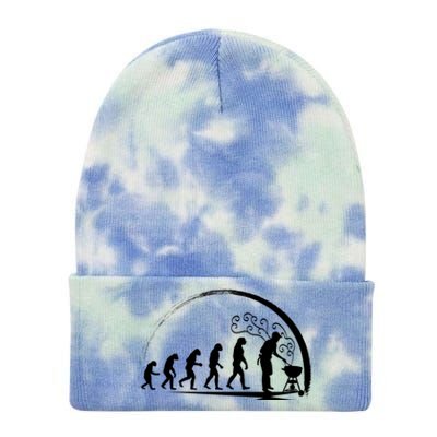 Bbq Grill Master Gift Ideal Gift For The Barbecue Party Funny Gift Tie Dye 12in Knit Beanie