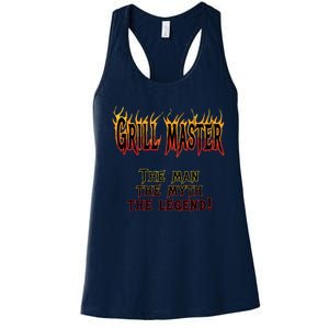 BBQ Grill Masters & Meat Smokers | Barbecue Chef Women's Racerback Tank