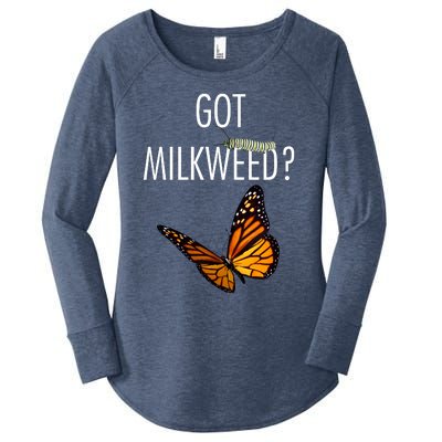 Butterfly Got Milkweed Women's Perfect Tri Tunic Long Sleeve Shirt