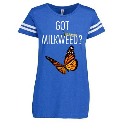 Butterfly Got Milkweed Enza Ladies Jersey Football T-Shirt