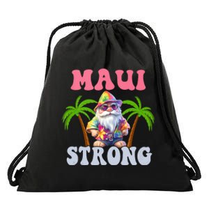 Beach Gnome Maui Hawaii Strong Drawstring Bag