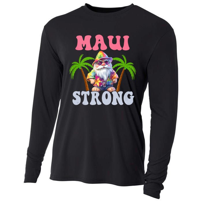 Beach Gnome Maui Hawaii Strong Cooling Performance Long Sleeve Crew