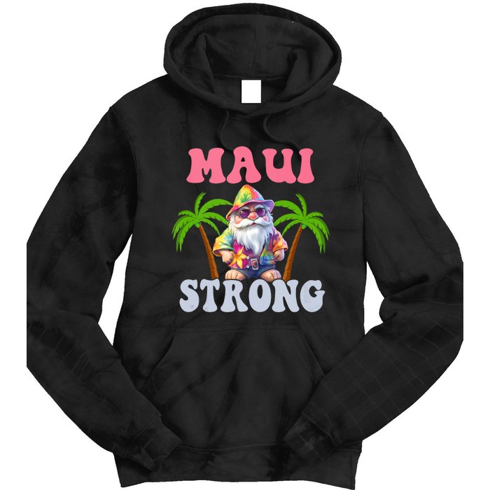 Beach Gnome Maui Hawaii Strong Tie Dye Hoodie