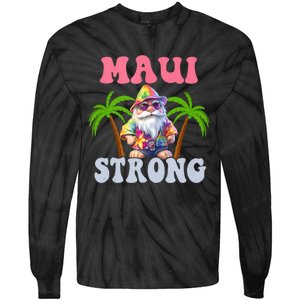 Beach Gnome Maui Hawaii Strong Tie-Dye Long Sleeve Shirt