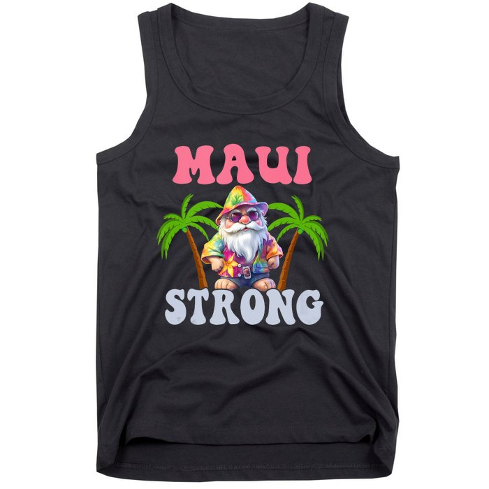 Beach Gnome Maui Hawaii Strong Tank Top