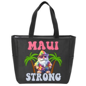 Beach Gnome Maui Hawaii Strong Zip Tote Bag