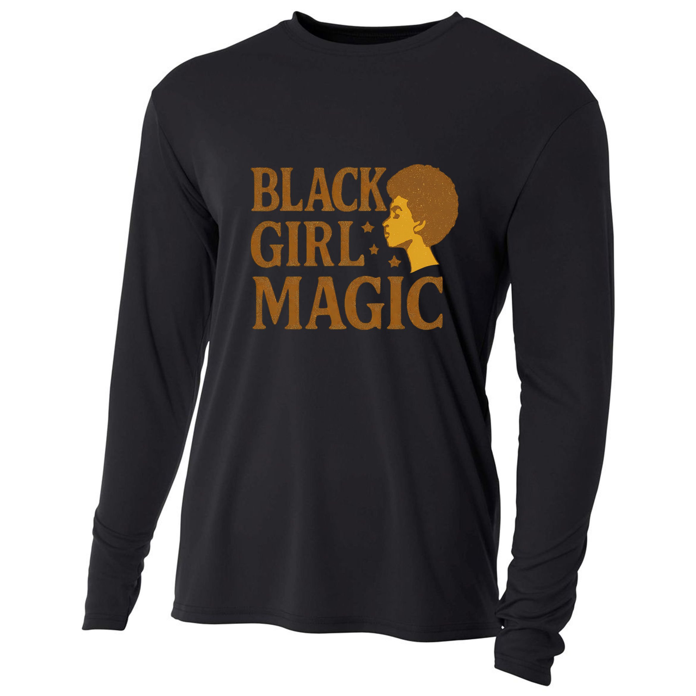 Black Girl Magic Cooling Performance Long Sleeve Crew