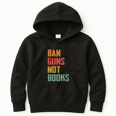 Ban Guns Not Books Kids Hoodie