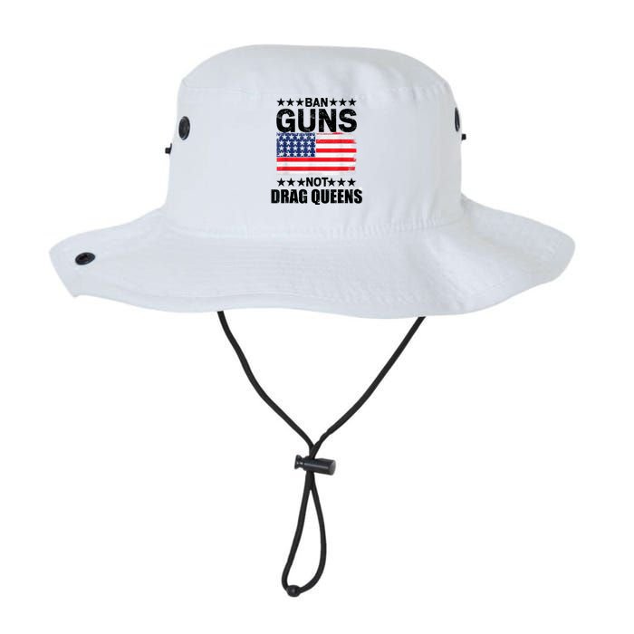 Ban Guns Not Drag Queens Drag Show Supporter American Flag Legacy Cool Fit Booney Bucket Hat