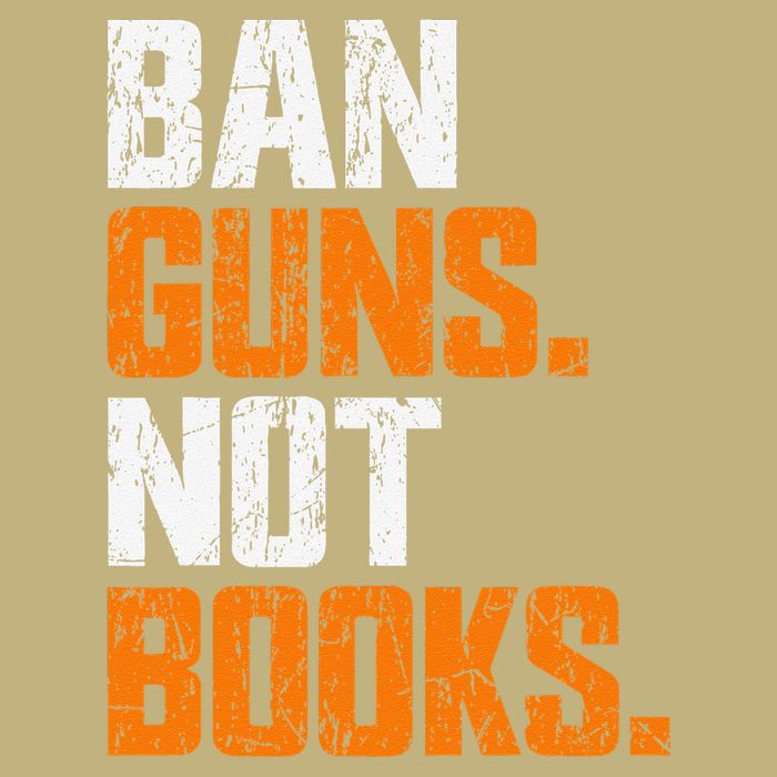 Ban Guns Not Books End Gun Violence No Gun Cooling Performance Crew T-Shirt