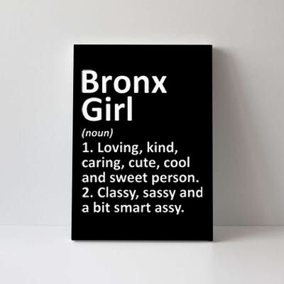 BRONX GIRL NY NEW YORK Funny City Home Roots Gift Canvas