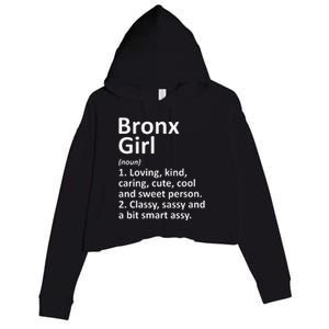 BRONX GIRL NY NEW YORK Funny City Home Roots Gift Crop Fleece Hoodie