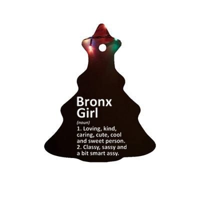 BRONX GIRL NY NEW YORK Funny City Home Roots Gift Ceramic Tree Ornament