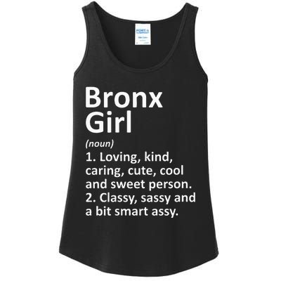 BRONX GIRL NY NEW YORK Funny City Home Roots Gift Ladies Essential Tank