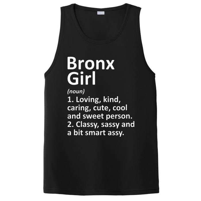 BRONX GIRL NY NEW YORK Funny City Home Roots Gift PosiCharge Competitor Tank