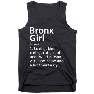 BRONX GIRL NY NEW YORK Funny City Home Roots Gift Tank Top