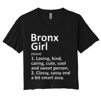 BRONX GIRL NY NEW YORK Funny City Home Roots Gift Women's Crop Top Tee