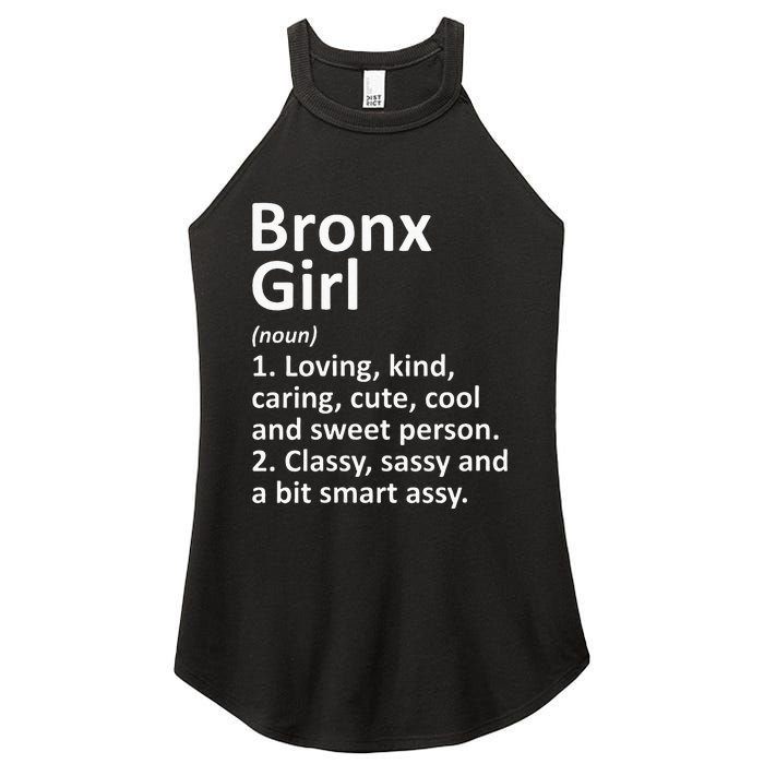 BRONX GIRL NY NEW YORK Funny City Home Roots Gift Women's Perfect Tri Rocker Tank