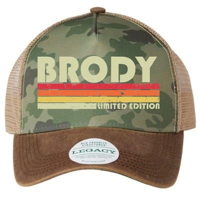Brody Gift Name Personalized Funny Retro Vintage Birthday Legacy Tie Dye Trucker Hat