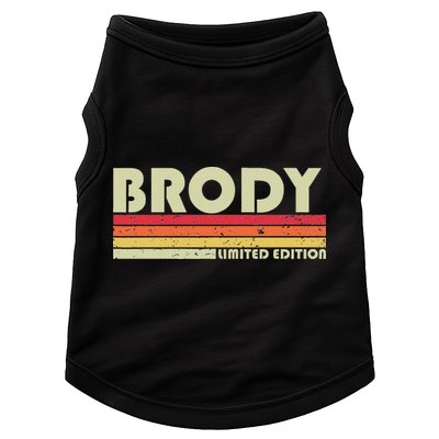 Brody Gift Name Personalized Funny Retro Vintage Birthday Doggie Tank