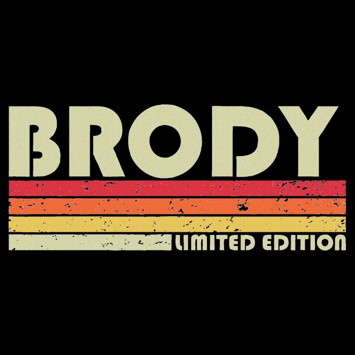 Brody Gift Name Personalized Funny Retro Vintage Birthday Doggie Tank