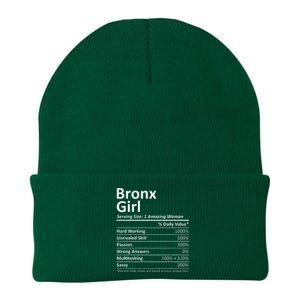 Bronx Girl Ny New York Funny City Home Roots Usa Gift Knit Cap Winter Beanie