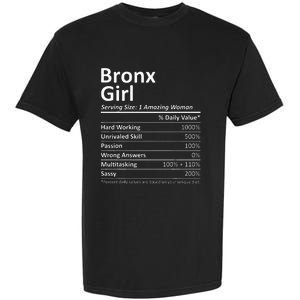 Bronx Girl Ny New York Funny City Home Roots Usa Gift Garment-Dyed Heavyweight T-Shirt