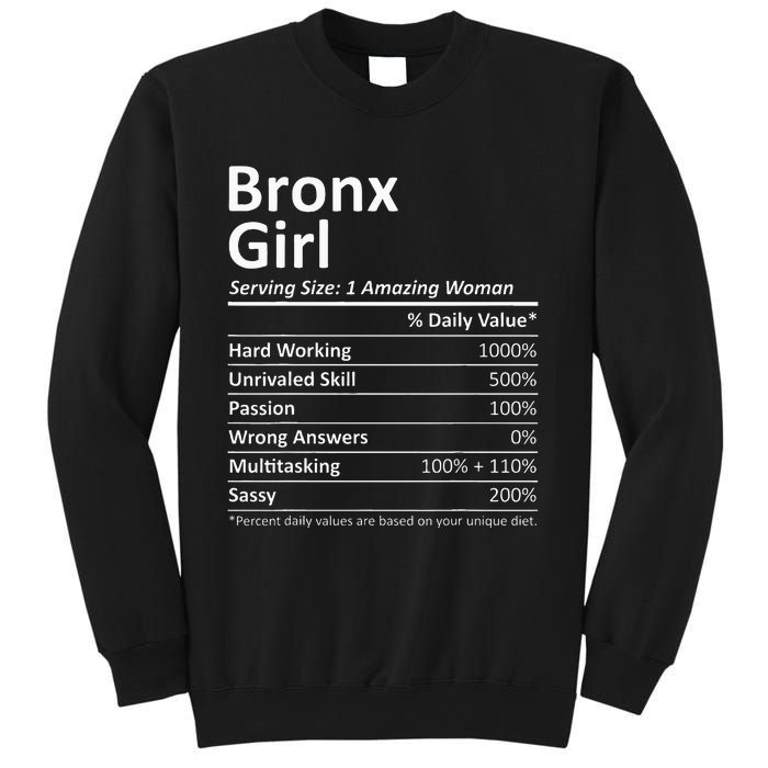 Bronx Girl Ny New York Funny City Home Roots Usa Gift Sweatshirt