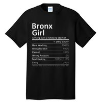 Bronx Girl Ny New York Funny City Home Roots Usa Gift Tall T-Shirt